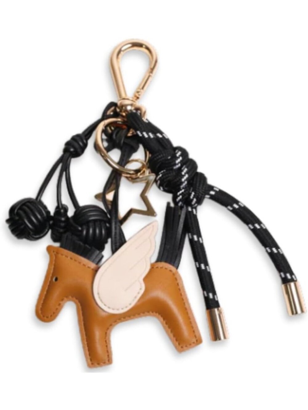 Year of the Horse Key Chain Bag Charm - Fun Clip-On Accessory for Tote